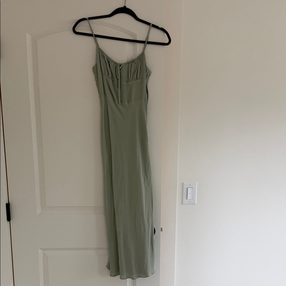 Wilfred Sage Green Midi Dress